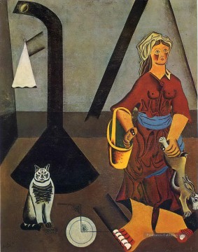 dadaïsme Tableau Peinture - La femme de fermier Dadaïsme